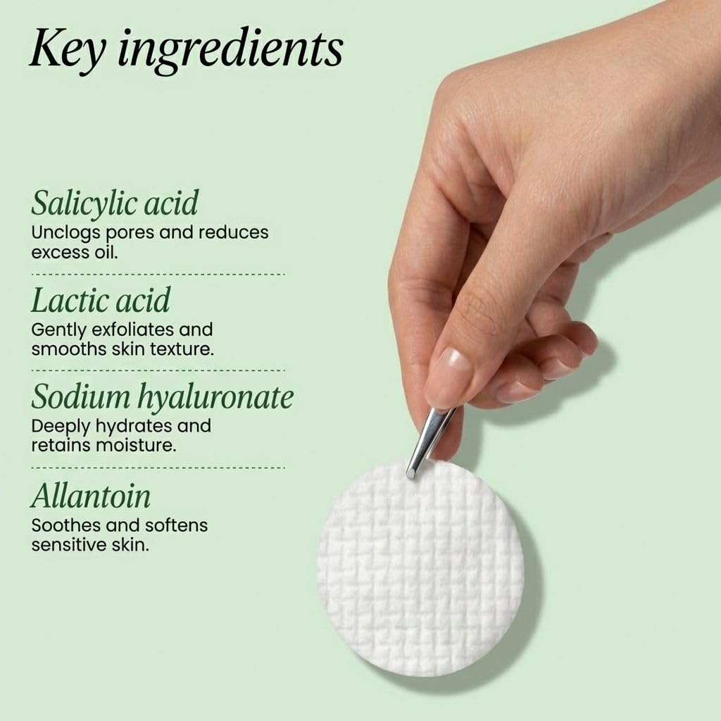 QUIA Korean Skincare Set - Toner Pads + Collagen Wrapping Mask - Dual-Step System for Visibly Smoother Texture, Refined Pore Appearance & Glass Skin - Gentle Exfoliation + Overnight Firming Treatm